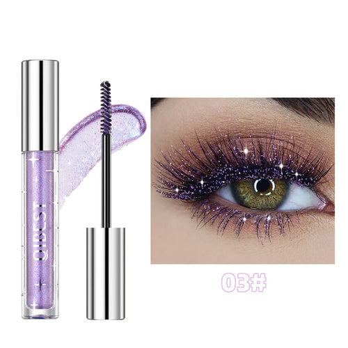 1 PC Diamond Mascara Shining Galaxy Sequins Sweat Proof Glitter