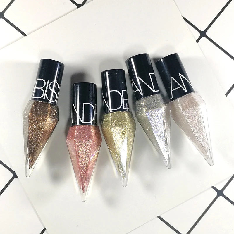 New Professional Shiny Eye Liners Cosmetics for Women Pigment Silver