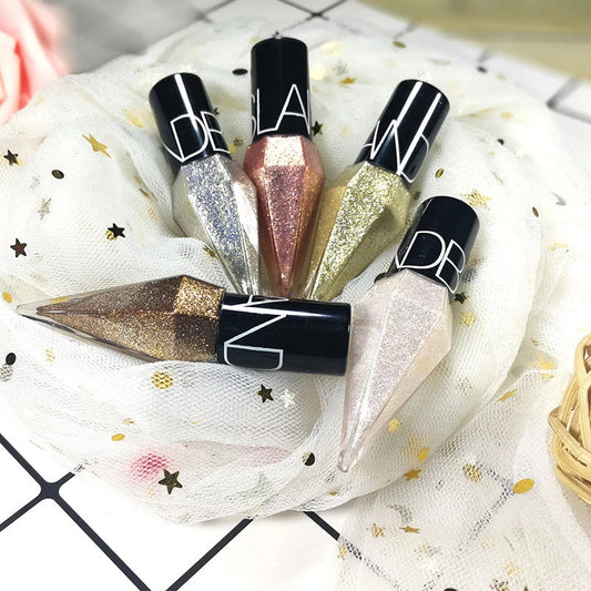 New Professional Shiny Eye Liners Cosmetics for Women Pigment Silver