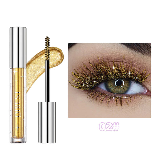 1 PC Diamond Mascara Shining Galaxy Sequins Sweat Proof Glitter