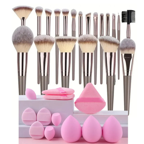 Professional 3-20PCS Makeup Brushes Set Soft Fluffy Foundation