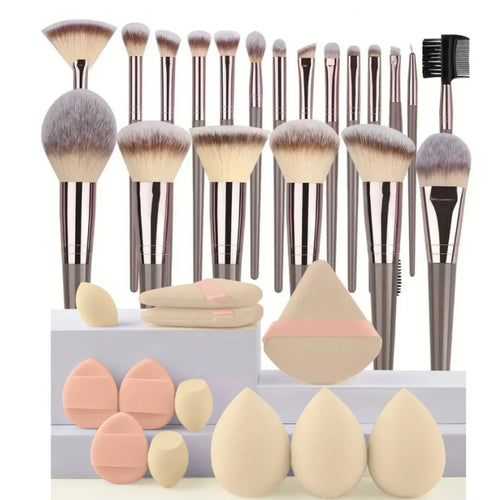 Professional 3-20PCS Makeup Brushes Set Soft Fluffy Foundation