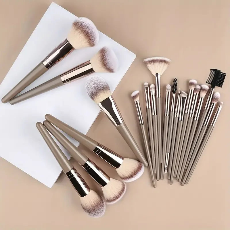 Professional 3-20PCS Makeup Brushes Set Soft Fluffy Foundation