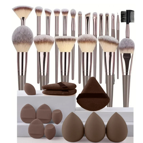 Professional 3-20PCS Makeup Brushes Set Soft Fluffy Foundation