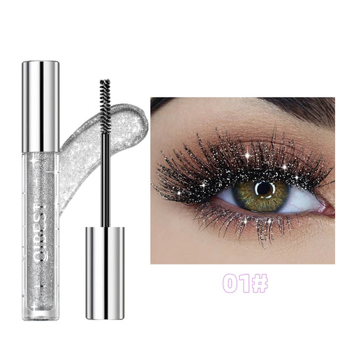 1 PC Diamond Mascara Shining Galaxy Sequins Sweat Proof Glitter