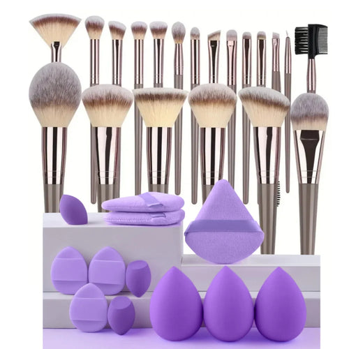 Professional 3-20PCS Makeup Brushes Set Soft Fluffy Foundation
